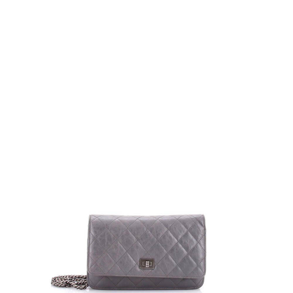 Chanel Reissue 2.55 Wallet on Chain Quilted Aged Calfskin